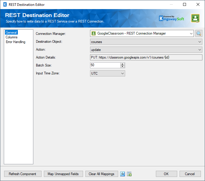 Google Classroom Rest Destination Component - General.png